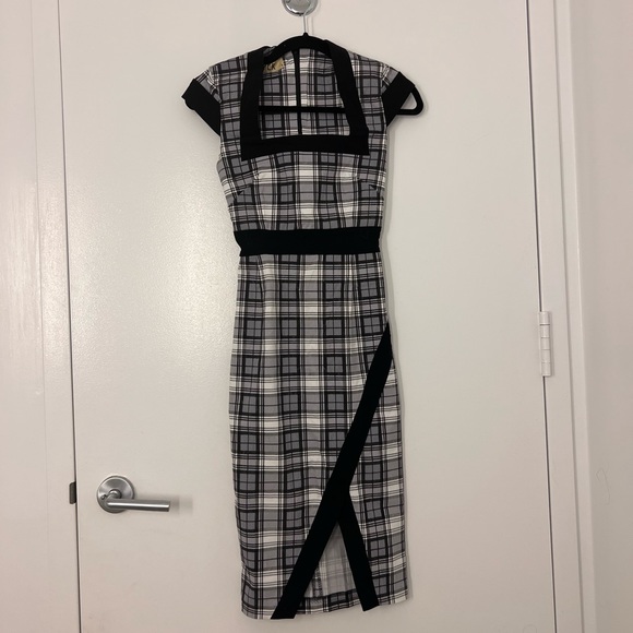 Checkered vintage style Dress - Picture 1 of 4